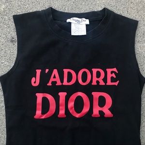 SALE J’adore DIOR Christian Dior Tank top